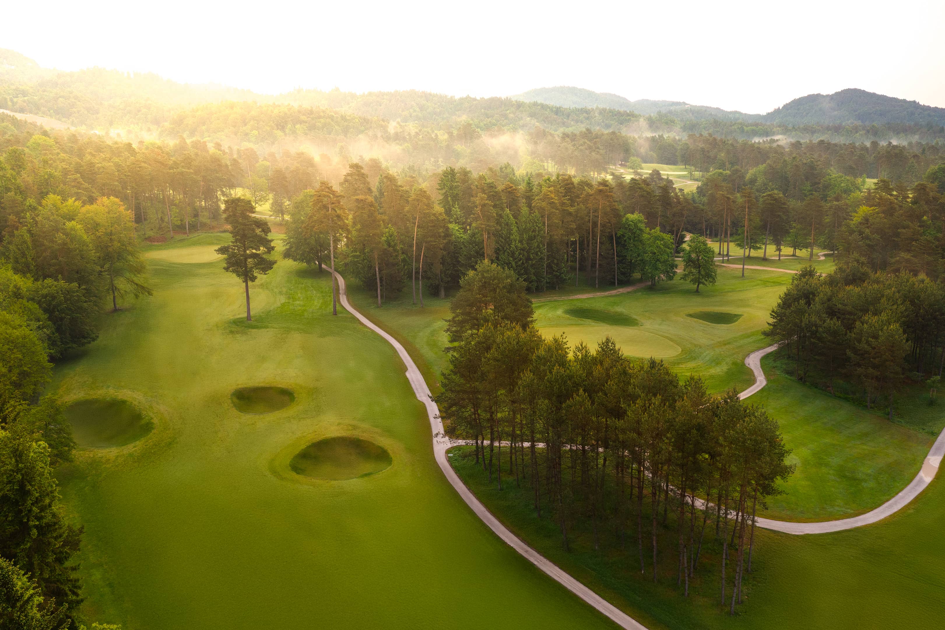 Golf course background